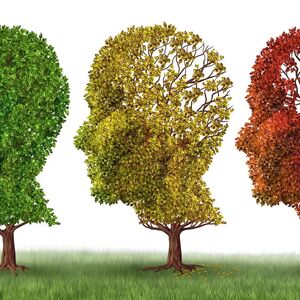 trees in the shape of heads